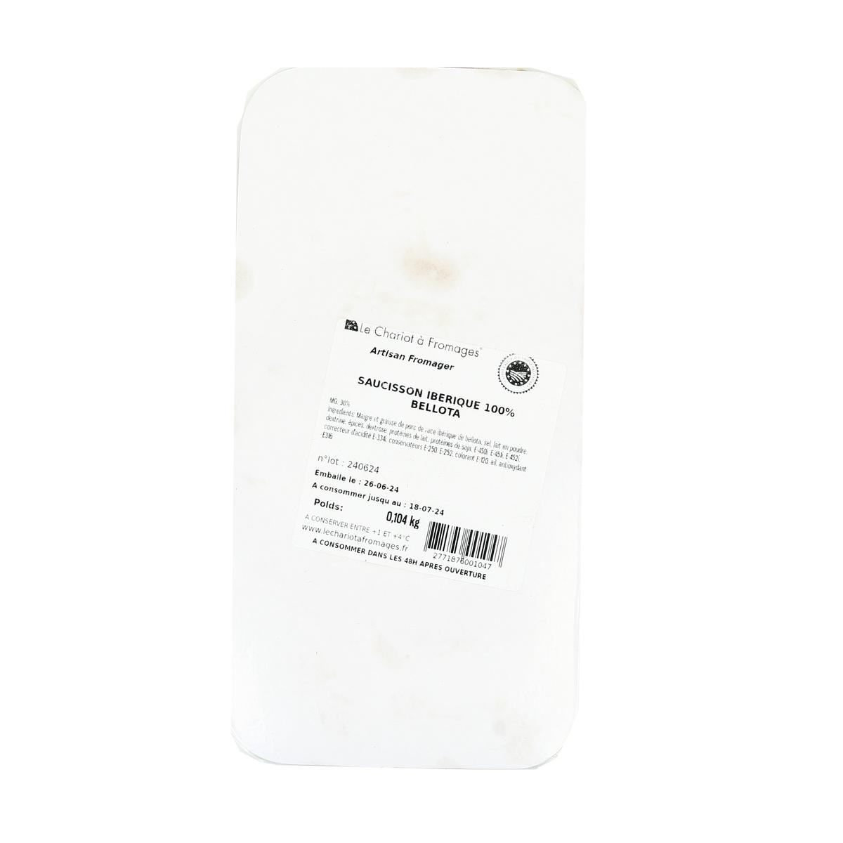 2771876000000 - Le Chariot à fromages, Artisan Fromager - Saucisson Ibérique 100 % Bellota, tranché