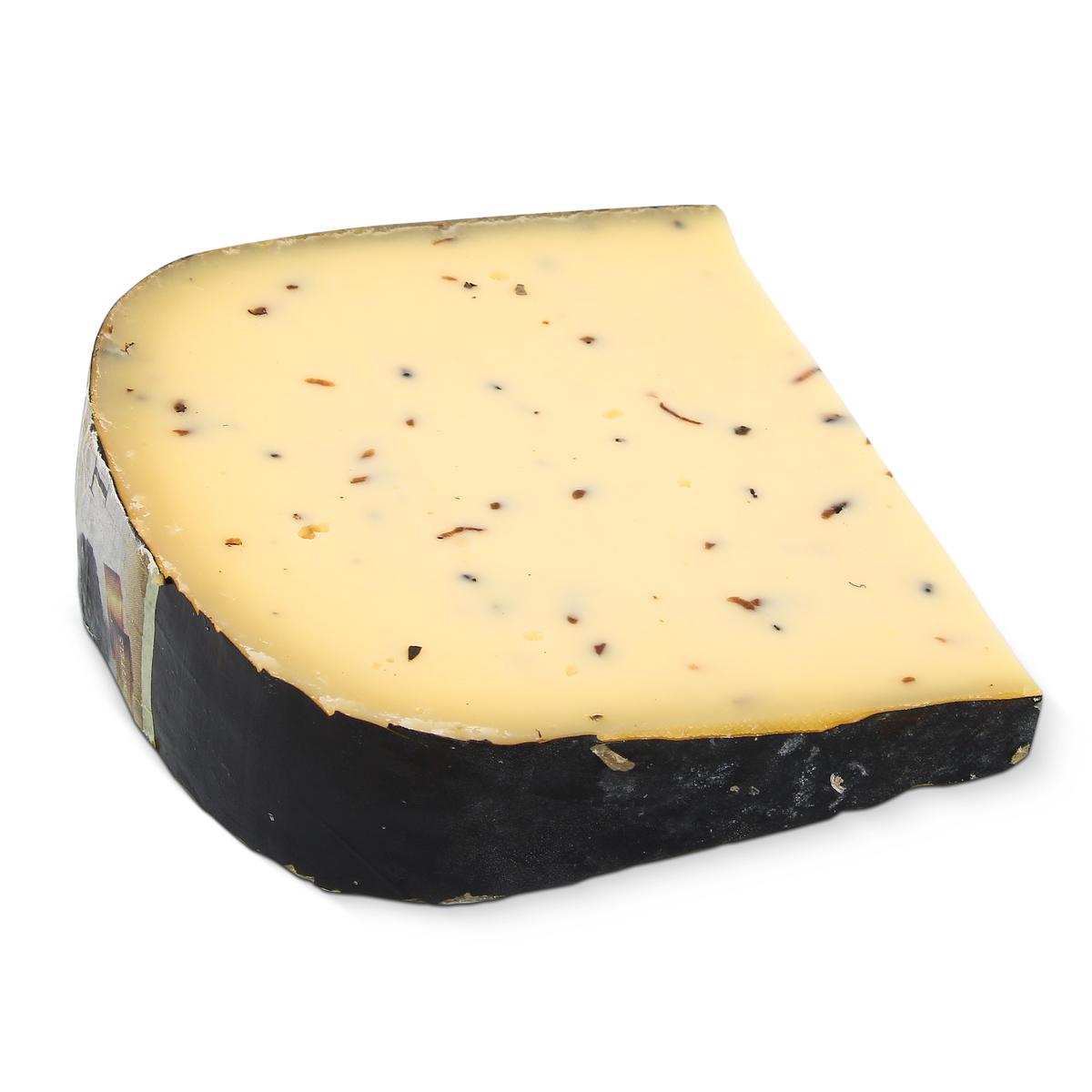 2791000000000 - Le Chariot à fromages, Artisan Fromager - Gouda à la Truffe - Lait de vache pasteurisé