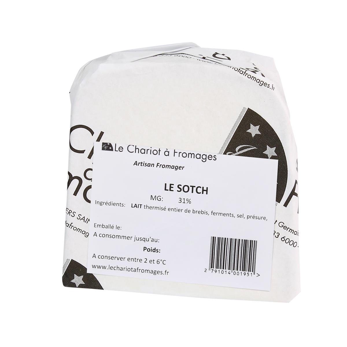 2791014000000 - Le Chariot à fromages, Artisan Fromager - Le Sotch - Lait de brebis thermisé