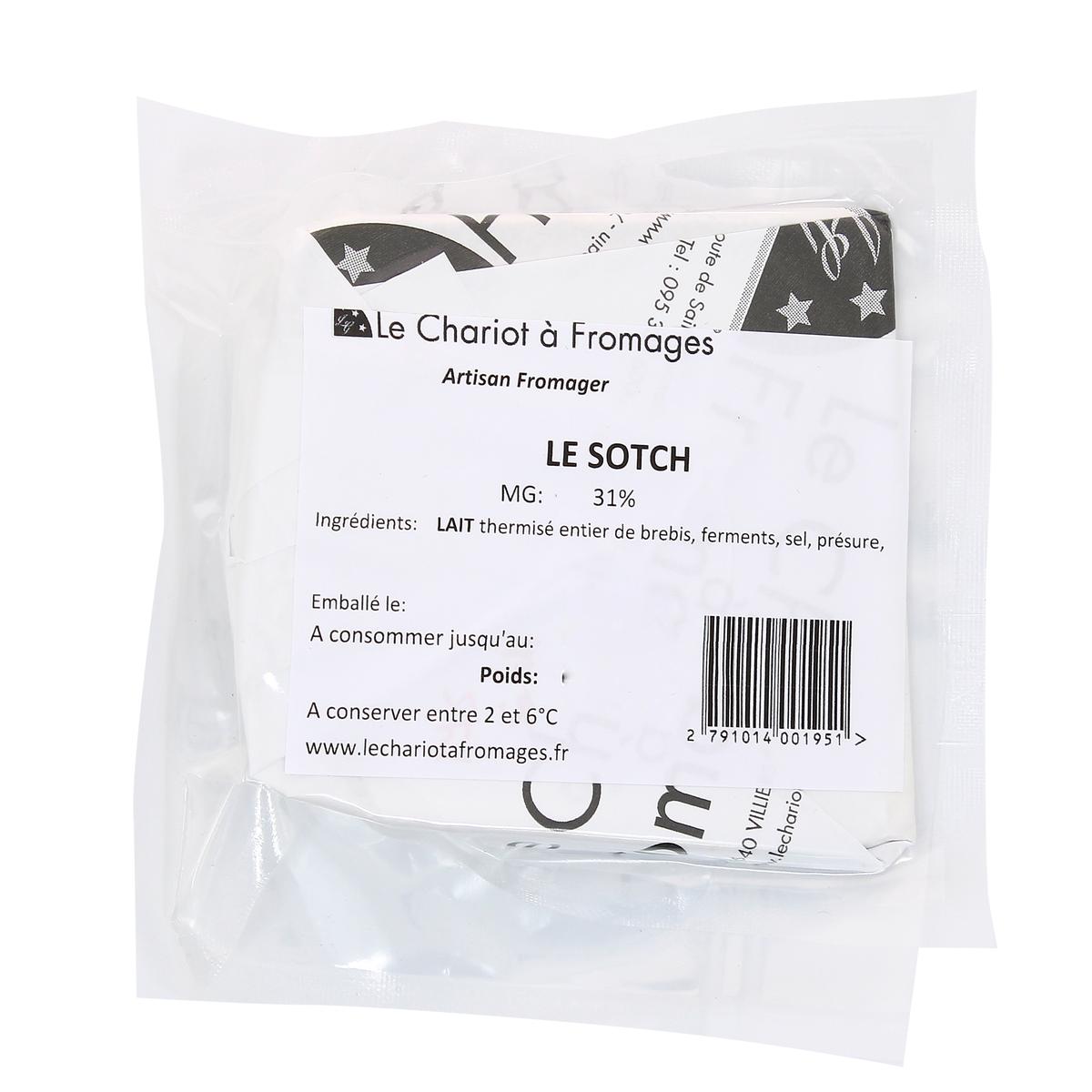 2791014000000 - Le Chariot à fromages, Artisan Fromager - Le Sotch - Lait de brebis thermisé