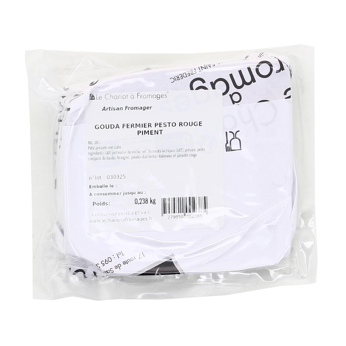 2798501000000 - Le Chariot à fromages, Artisan Fromager - Gouda Fermier Pesto Rouge