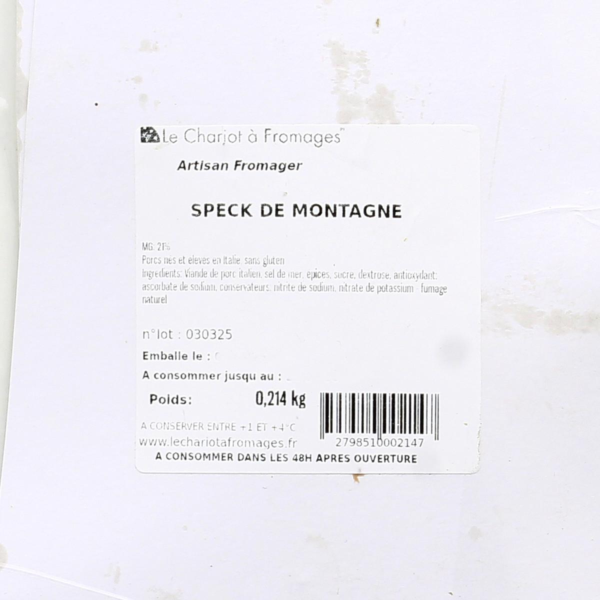 2798510000000 - Le Chariot à fromages, Artisan Fromager - Speck de Montagne