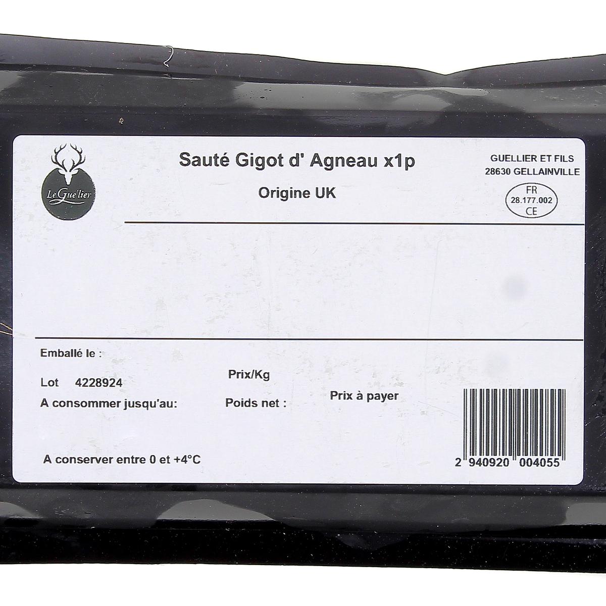 2940920000000 - Leguelier - Sauté Gigot d'Agneau
