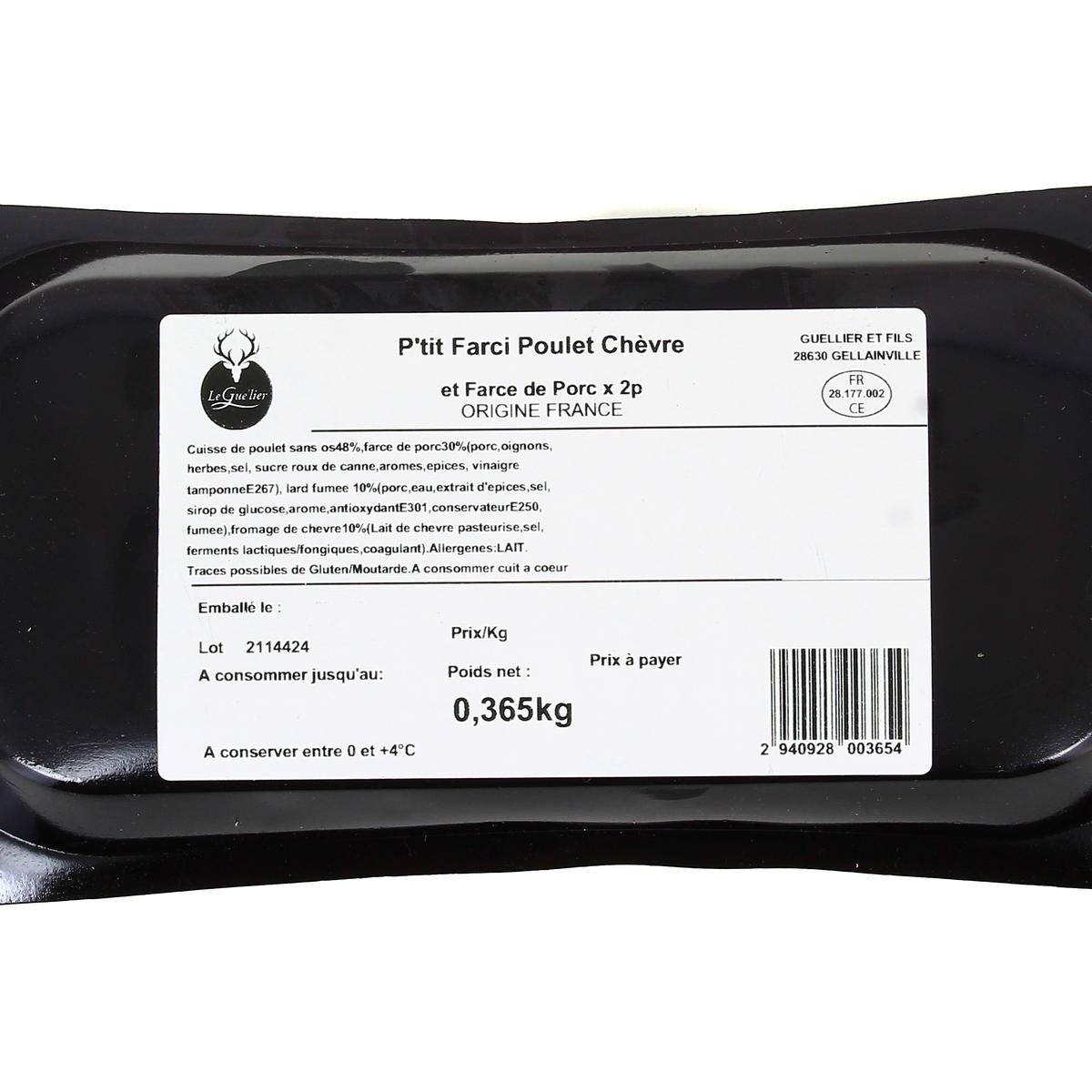 2940928000000 - Leguelier - Farçis de Poulet Chèvre