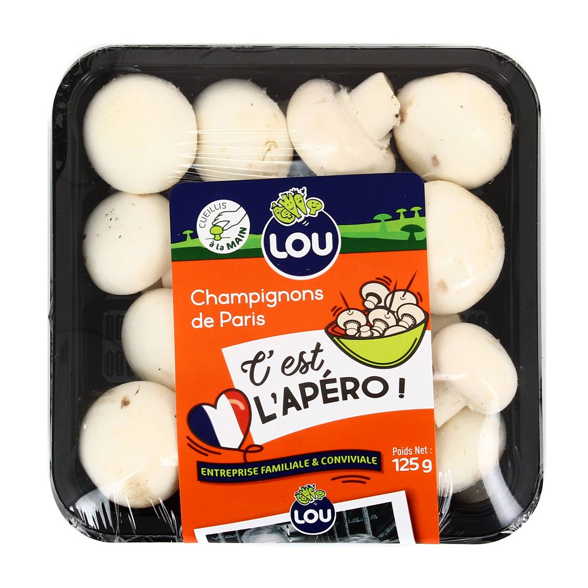 3700552800000 - Lou - Champignon de Paris Blanc (petit)