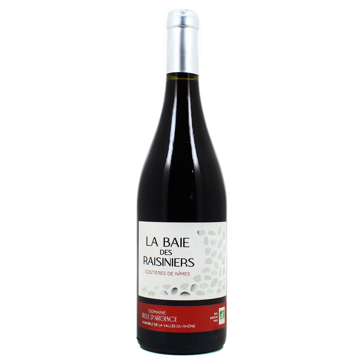 3760084021700 - Costières de Nîmes rouge AOP - La Baie Raisiniers Bio