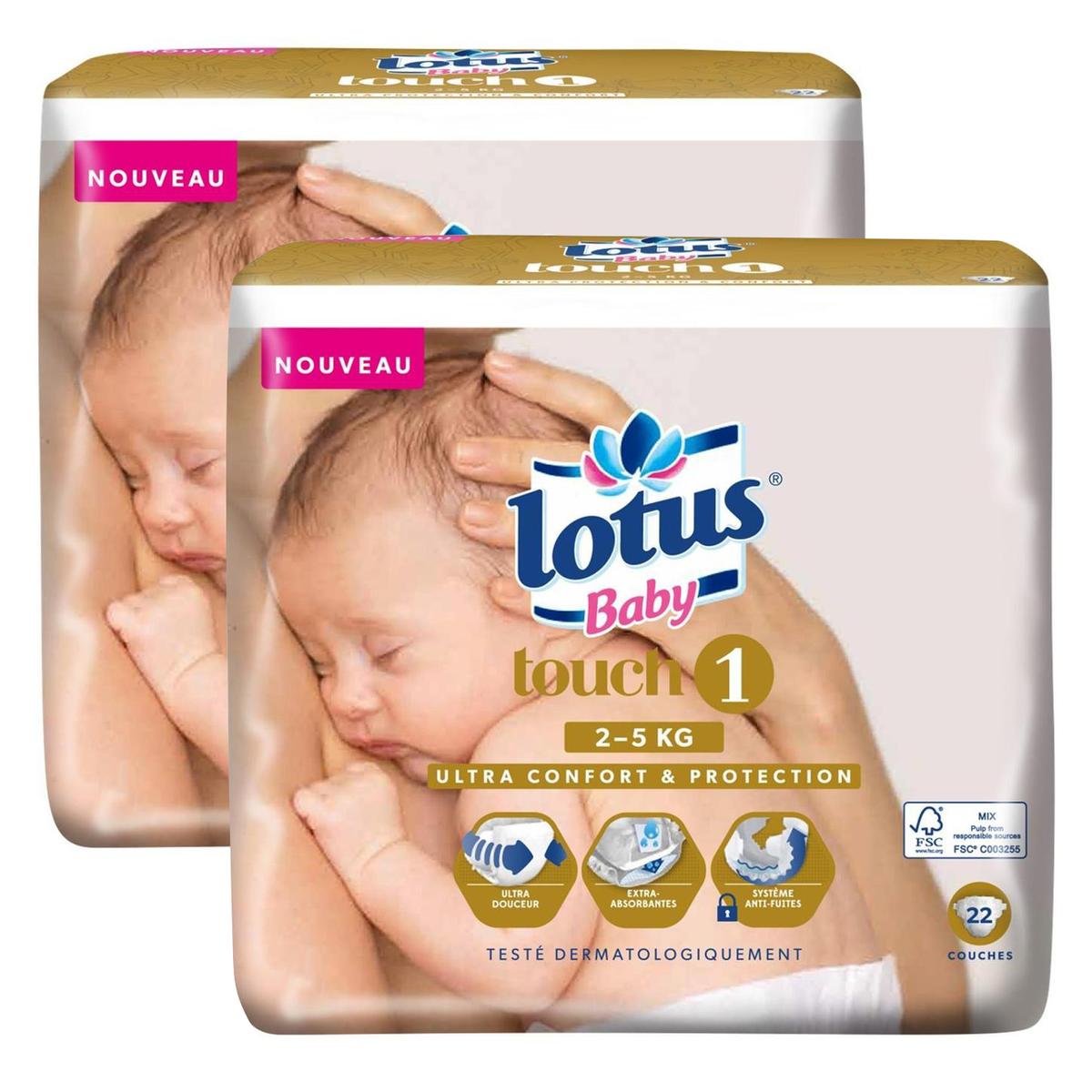 2050000352300 - Lotus Baby - Couches T1 - 2/5kg 