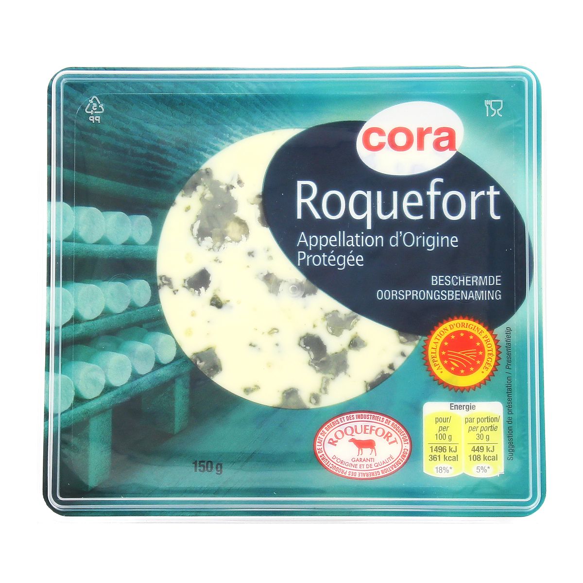 3257985212400 - Cora - Roquefort AOP tranche 