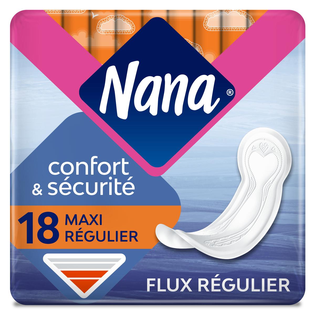 Achat / Vente Nana Serviettes hygiéniques maxi flux normal, 18 pièces