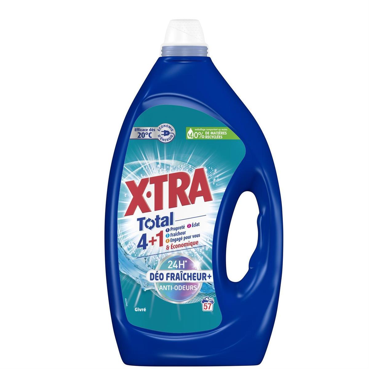 3178041363600 - X Tra - Lessive Liquide Total Deo Fraicheur plus Givré 57 lavages