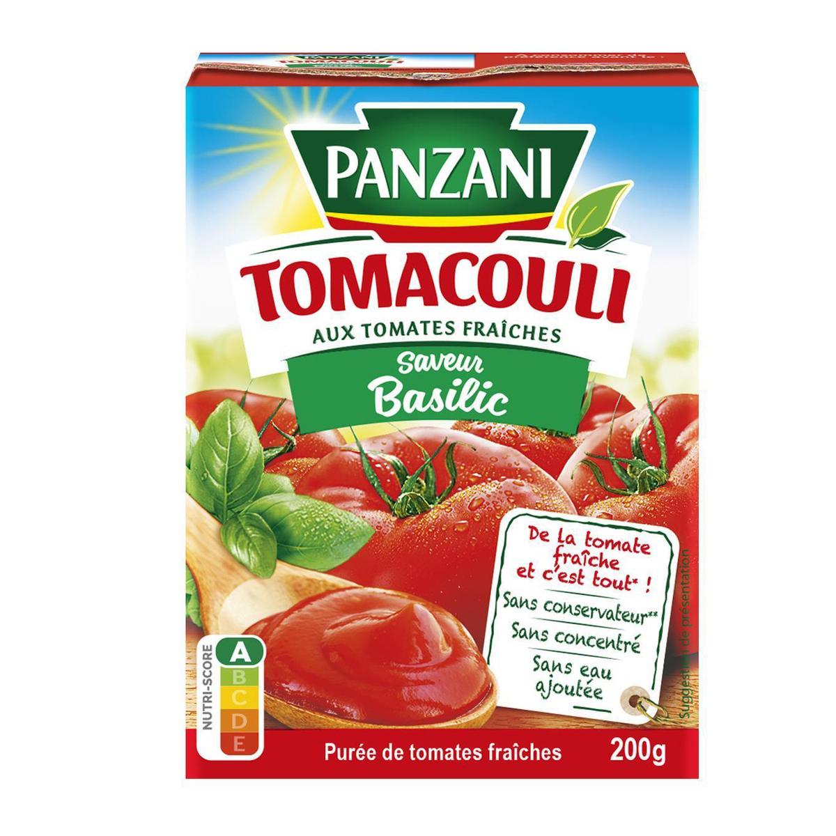 3038352875400 - Panzani - Purée de Tomates au Basilic - Tomacouli