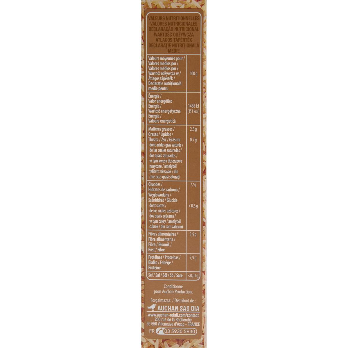 3596710396900 - Auchan - Riz complet cuisson rapide prêt en 10 min