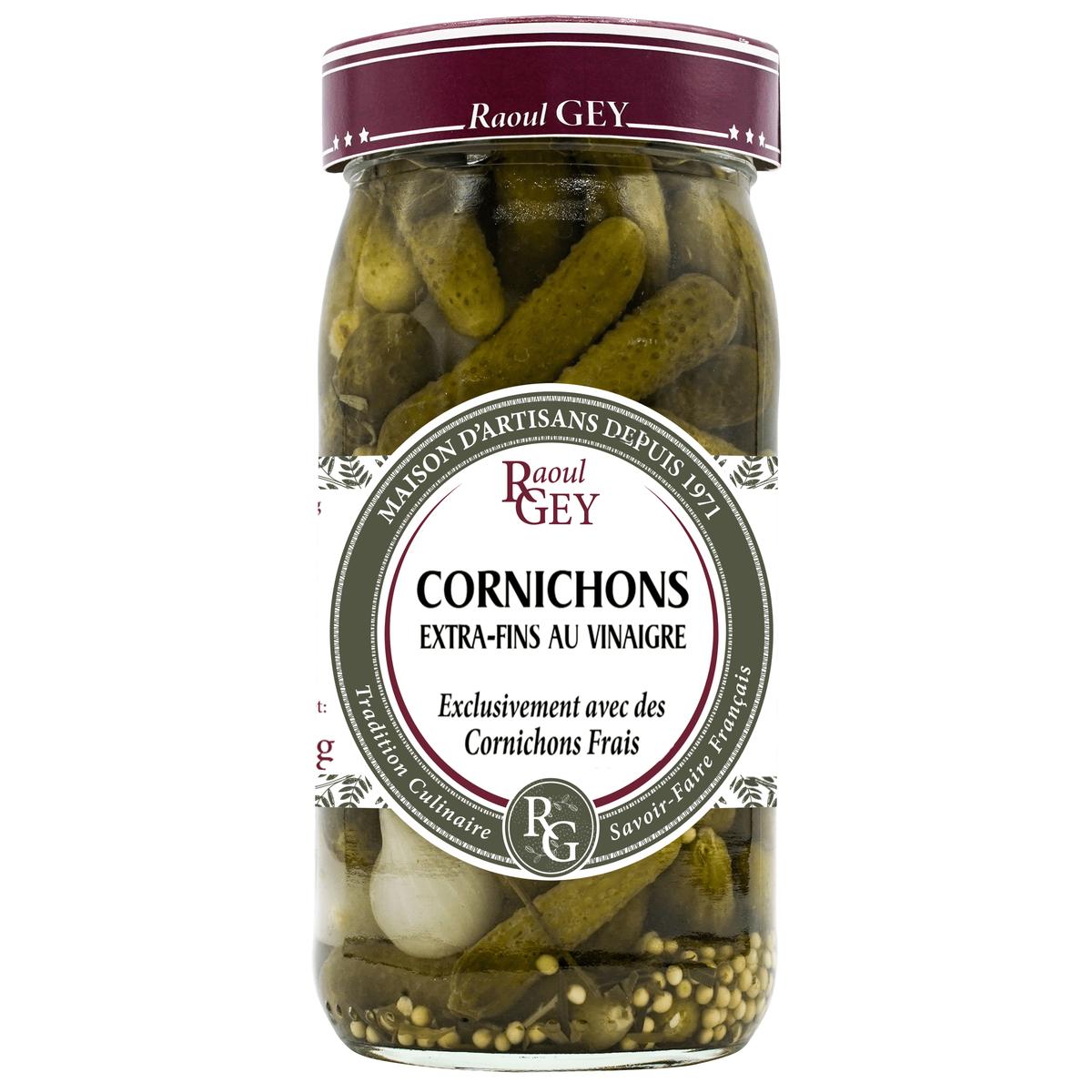 3193840040101 - Raoul Gey - Cornichons Extra-Fins au Viniagre