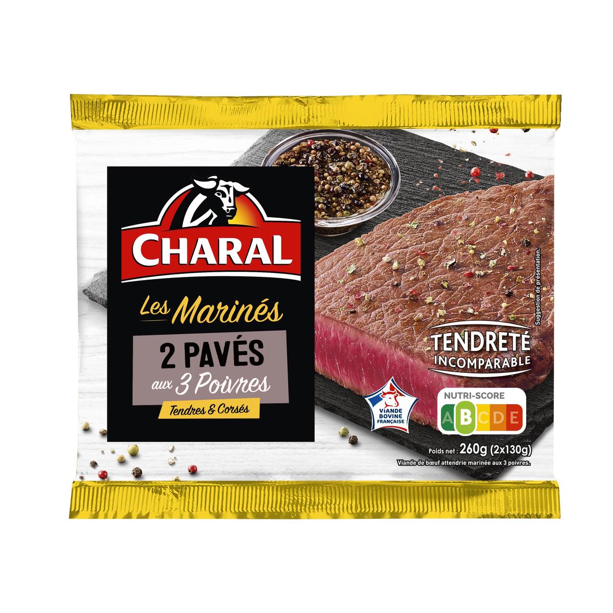 Acheter Charal Pav S De Boeuf Marin S Aux Poivres X G G