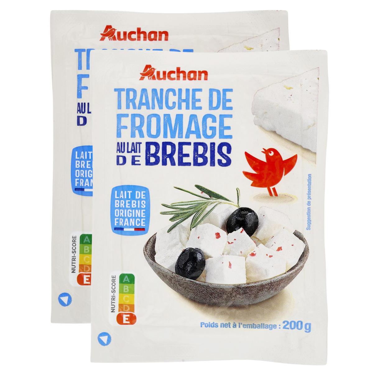 2050000410901 - Auchan - Fromage de brebis en tranche
