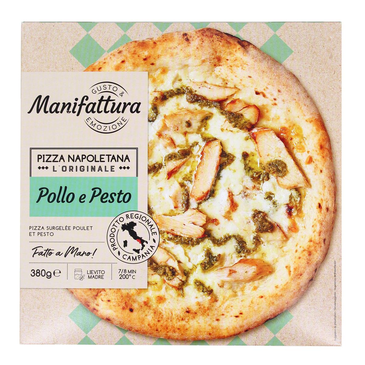 3701192501401 - Manifattura - Pizza Napoletana Poulet Pesto