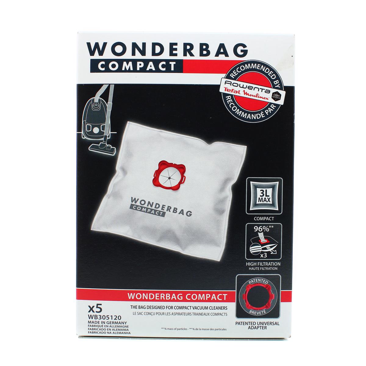 3221613011901 - Wonderbag - Sacs aspirateurs compact- WB305120