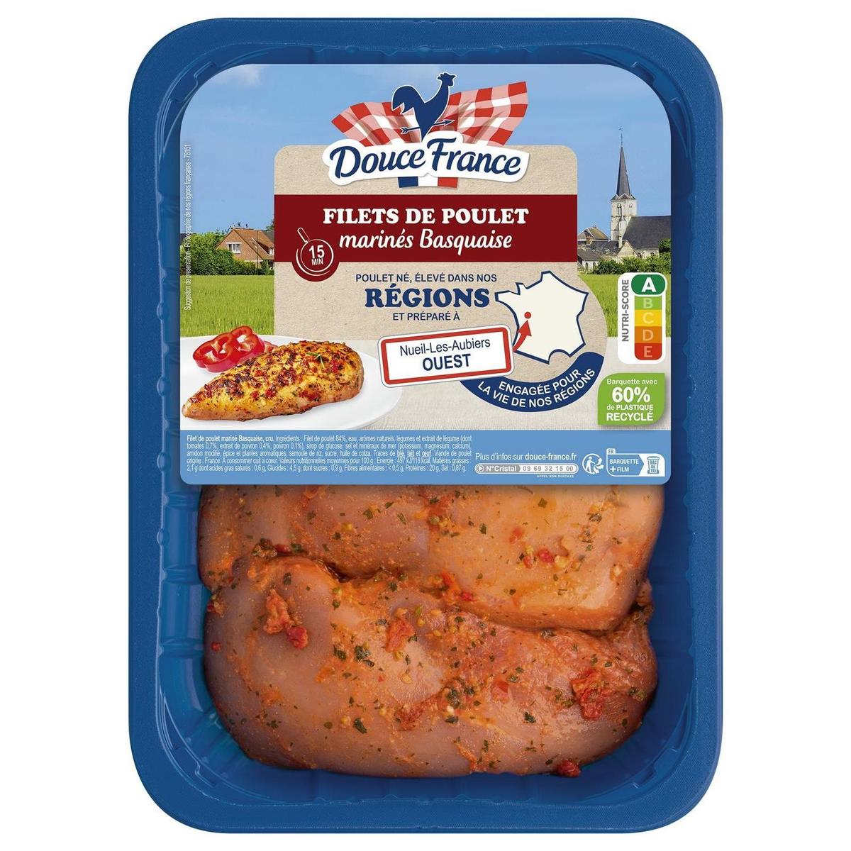 3435660784101 - Douce France - Filet Poulet Basquaise