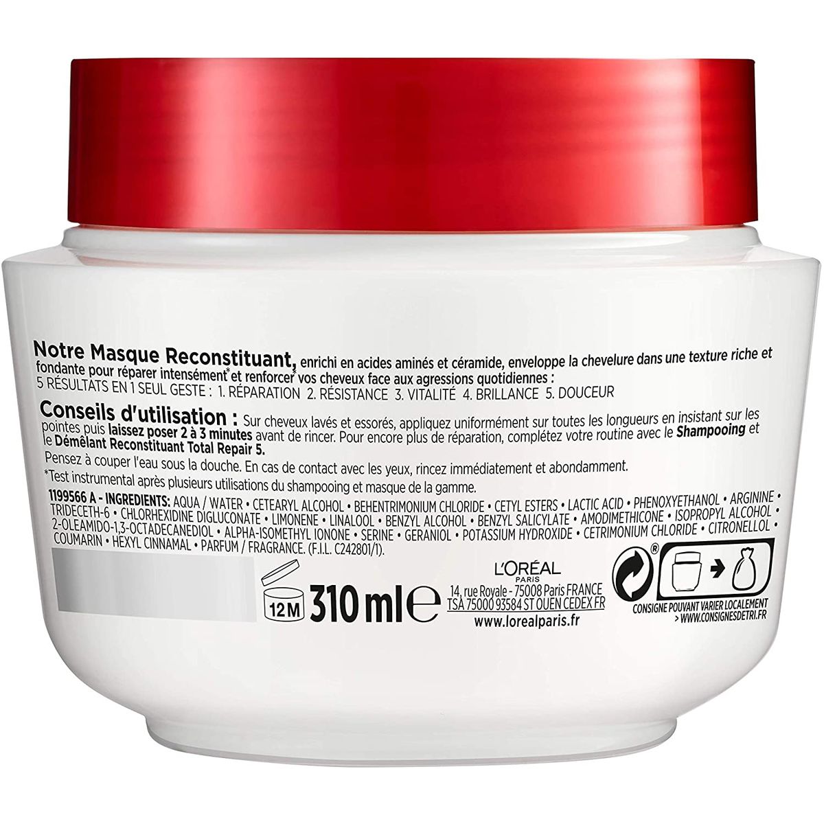 3600523934201 - Elsève - Masque reconstituant - Total Repair 5