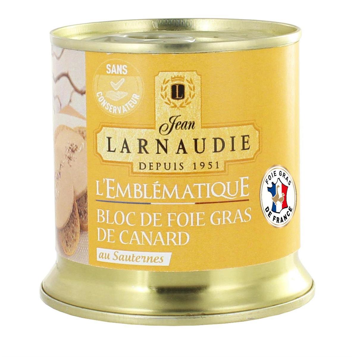 3113010164901 - Jean Larnaudie - Bloc de Foie Gras de Canard au Sauternes- L'Emblématique