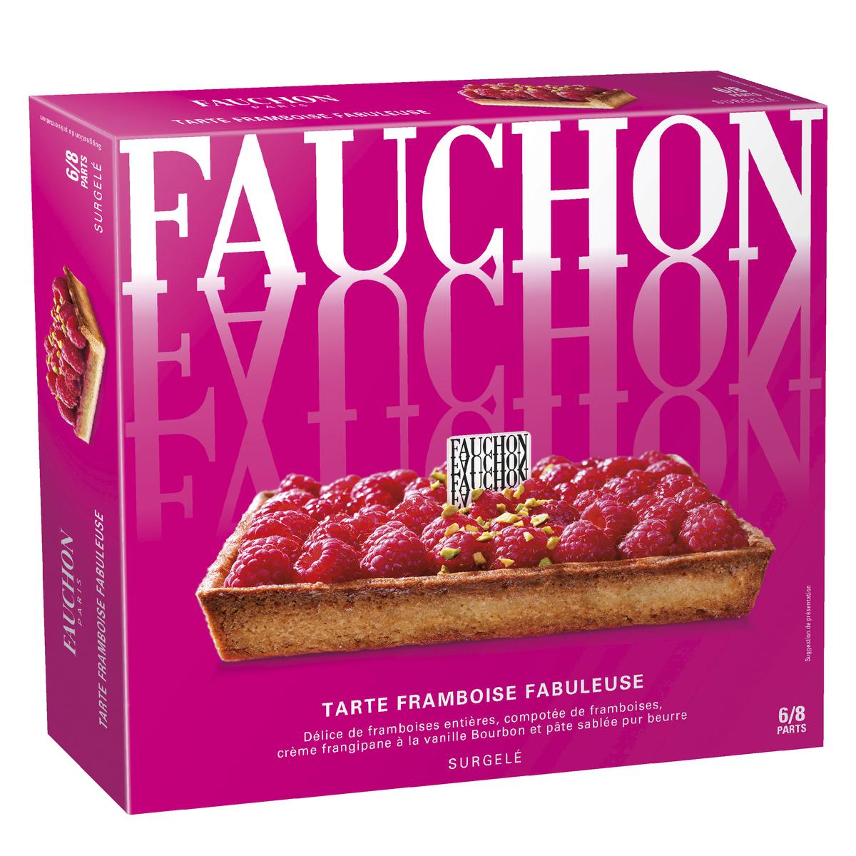 Fauchon Tarte Passionnement Framboise Delice De Framboise Entieres Compotee De Framboise 6 Parts