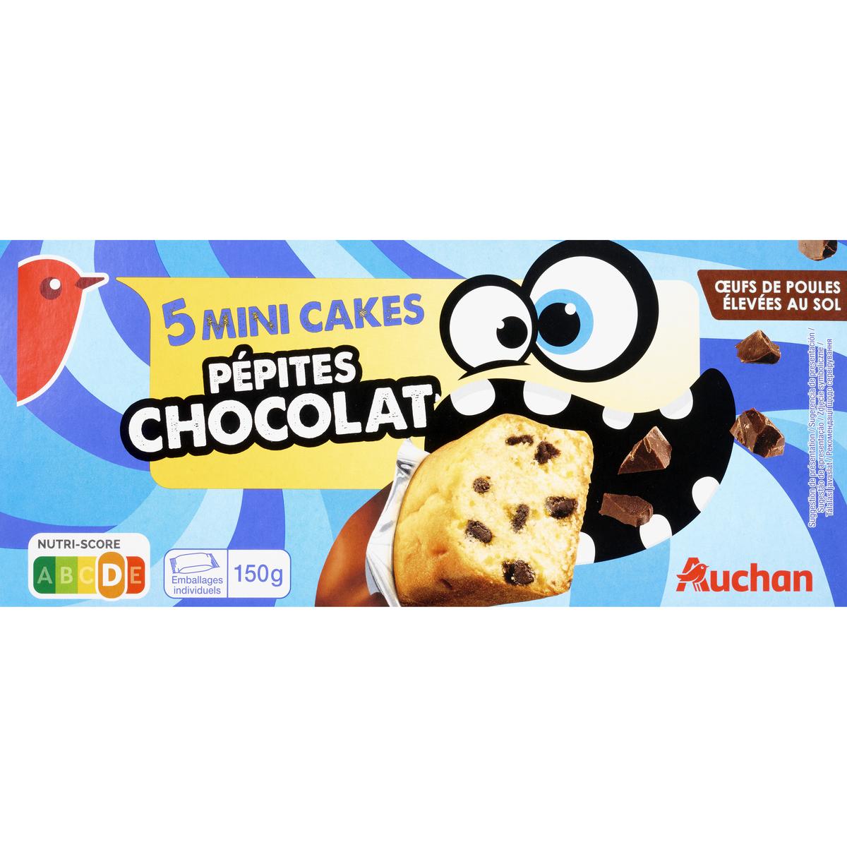 3596710535101 - Auchan - Mini cakes aux pépites de chocolat x5