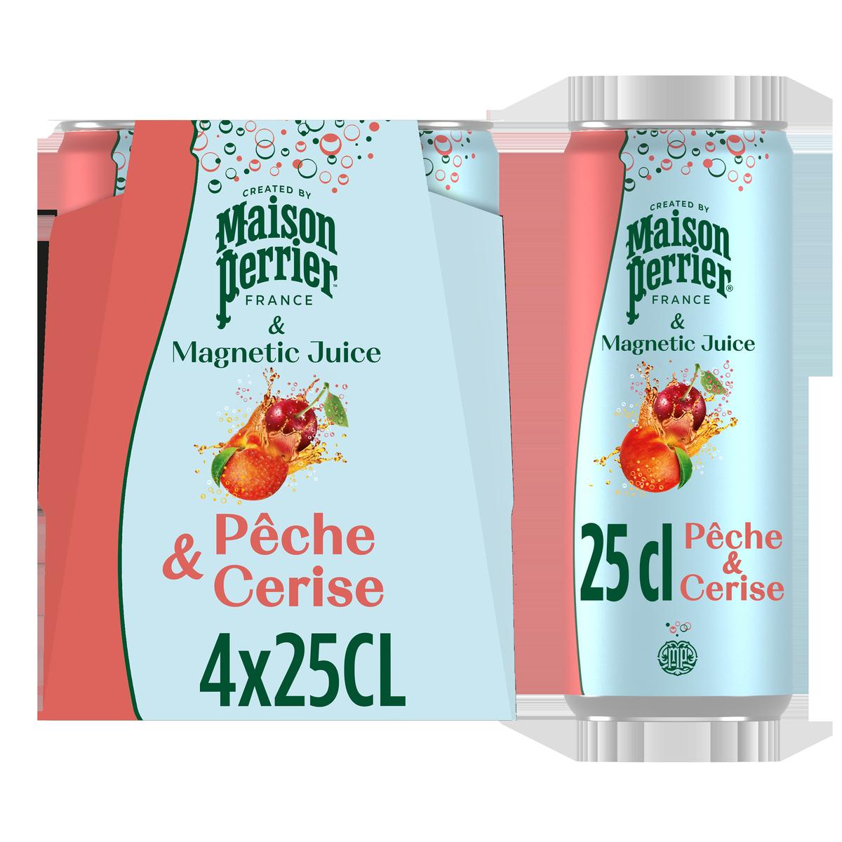 8445291135901 - Maison Perrier - Boisson Gazeuse Pêche Cerise