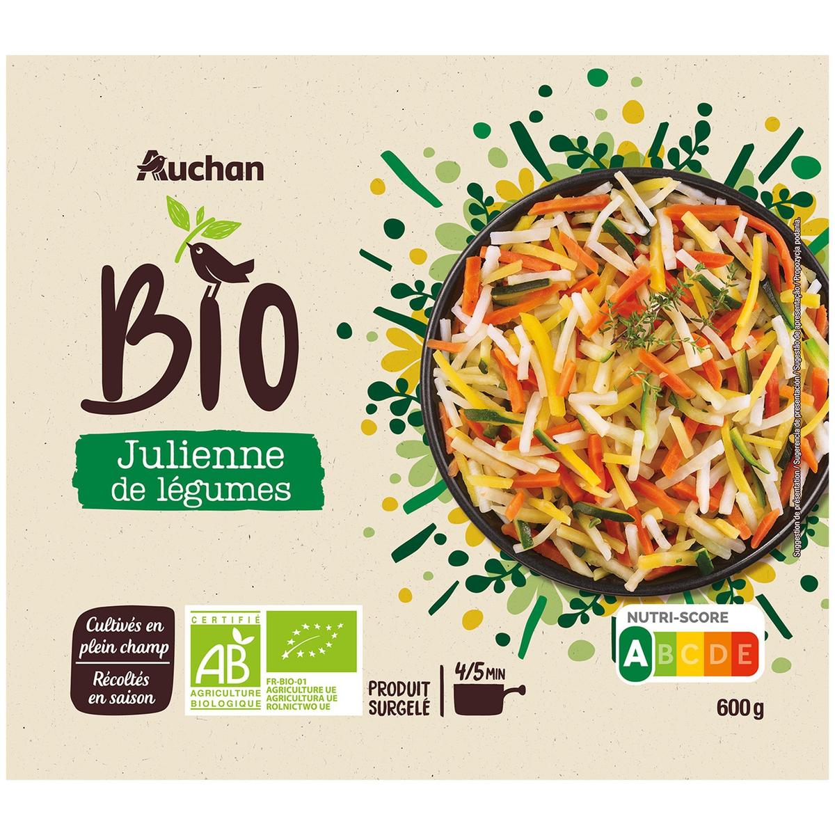 3596710496501 - Auchan BIO - Julienne de légumes bio