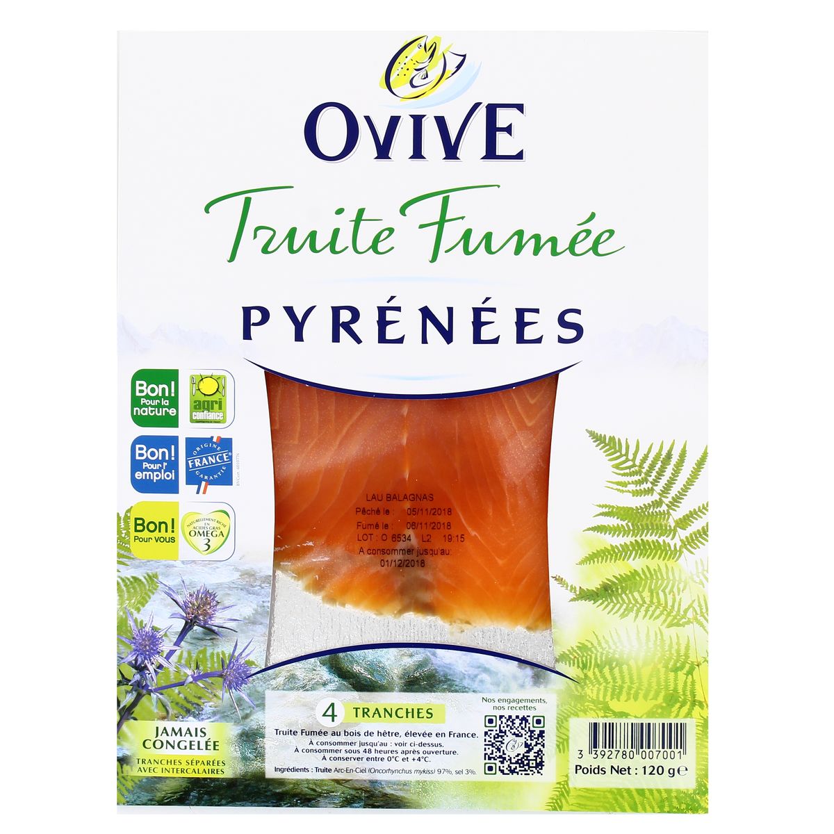 3392780007001 - Ovive - Truite Fumée des Pyrénéées