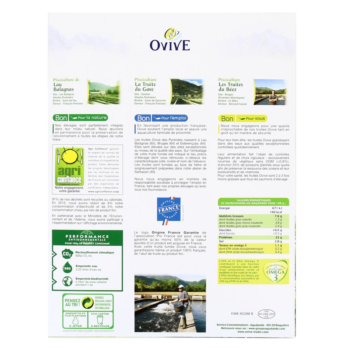 3392780007001 - Ovive - Truite Fumée des Pyrénéées