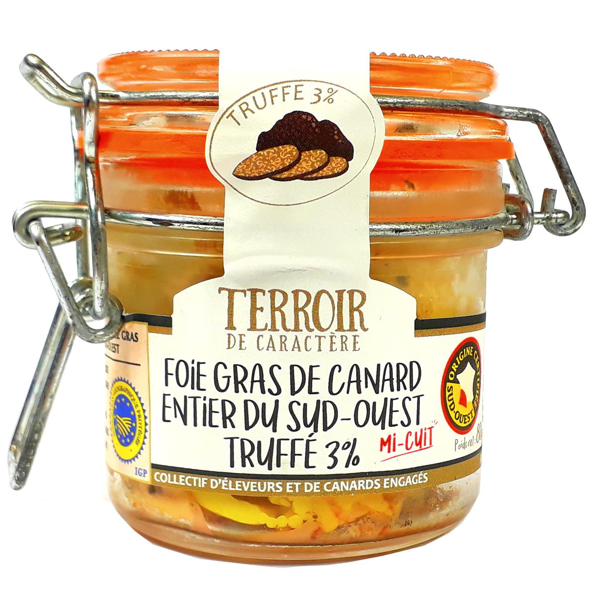 3356650007201 - Terroir de Caractère - Foie Gras de Canard Entier Turffé mi-cuit IGP