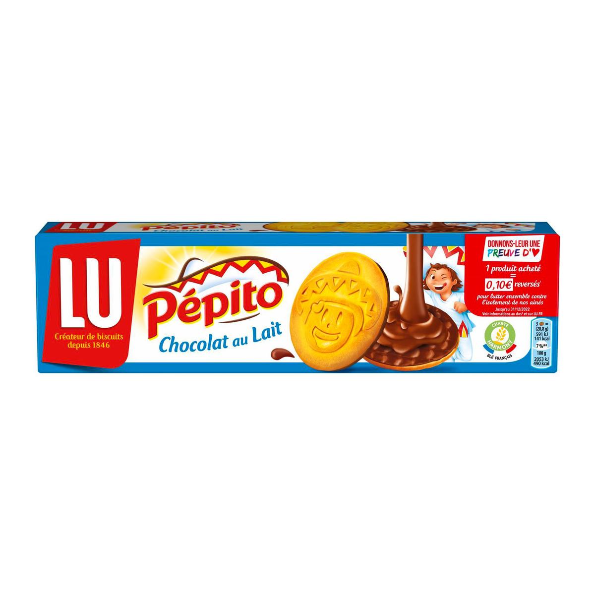 7622210717801 - Lu - Pépito Biscuit Chocolat au Lait 192G