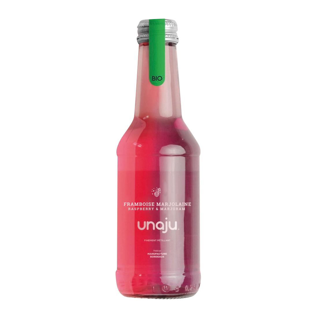 3770008059801 - Unaju - Framboise Marjolaine bio, boisson pétillante