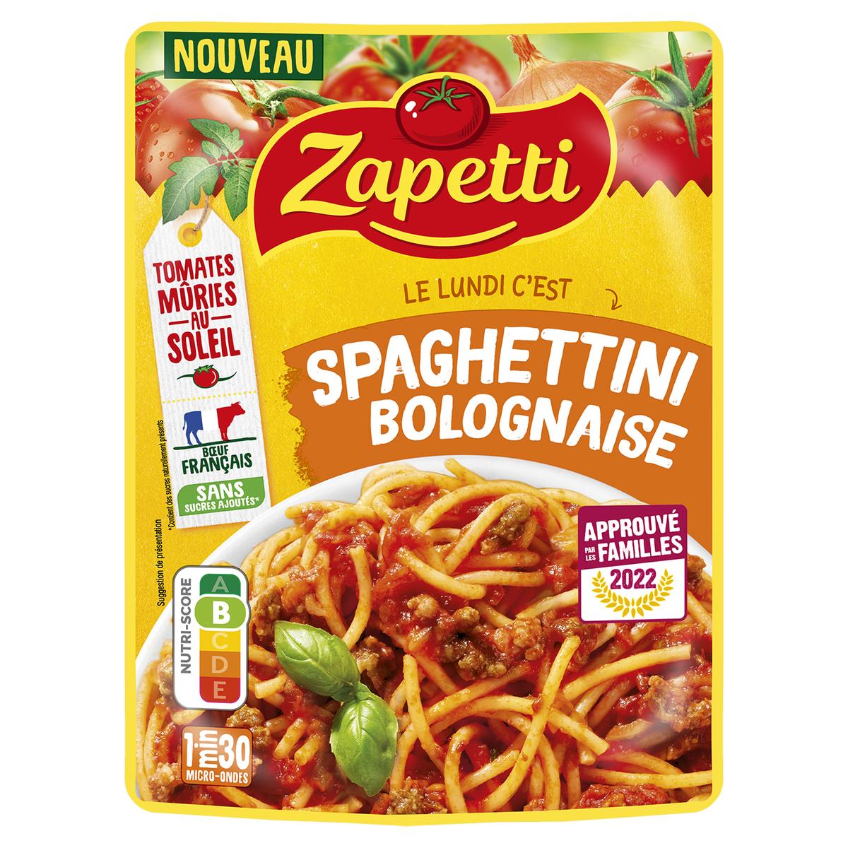 3021690030402 - Zapetti - Spaghettini Bolognaise Express