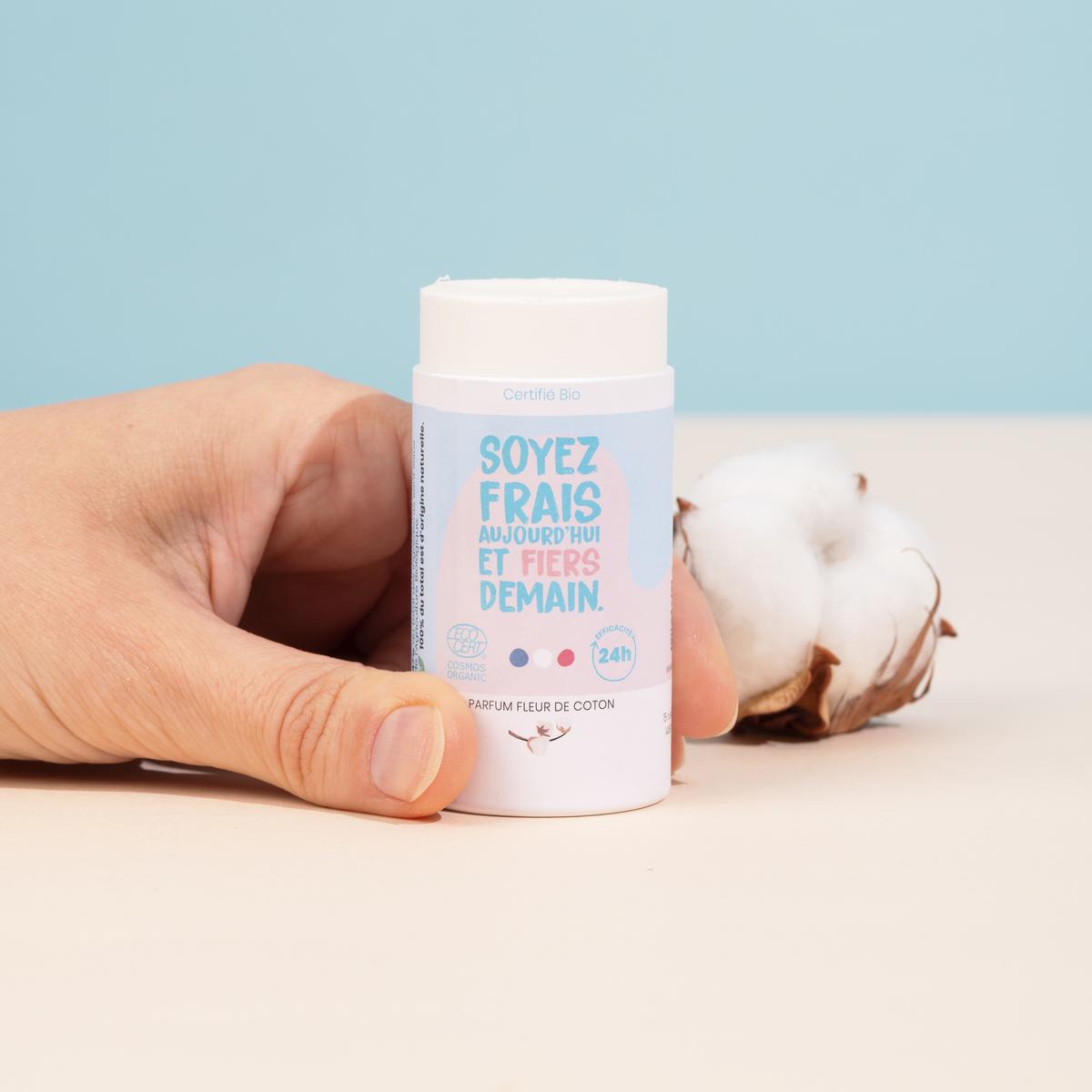 3760349450702 - Pimpant - Déodorant Fleur de Coton Solide