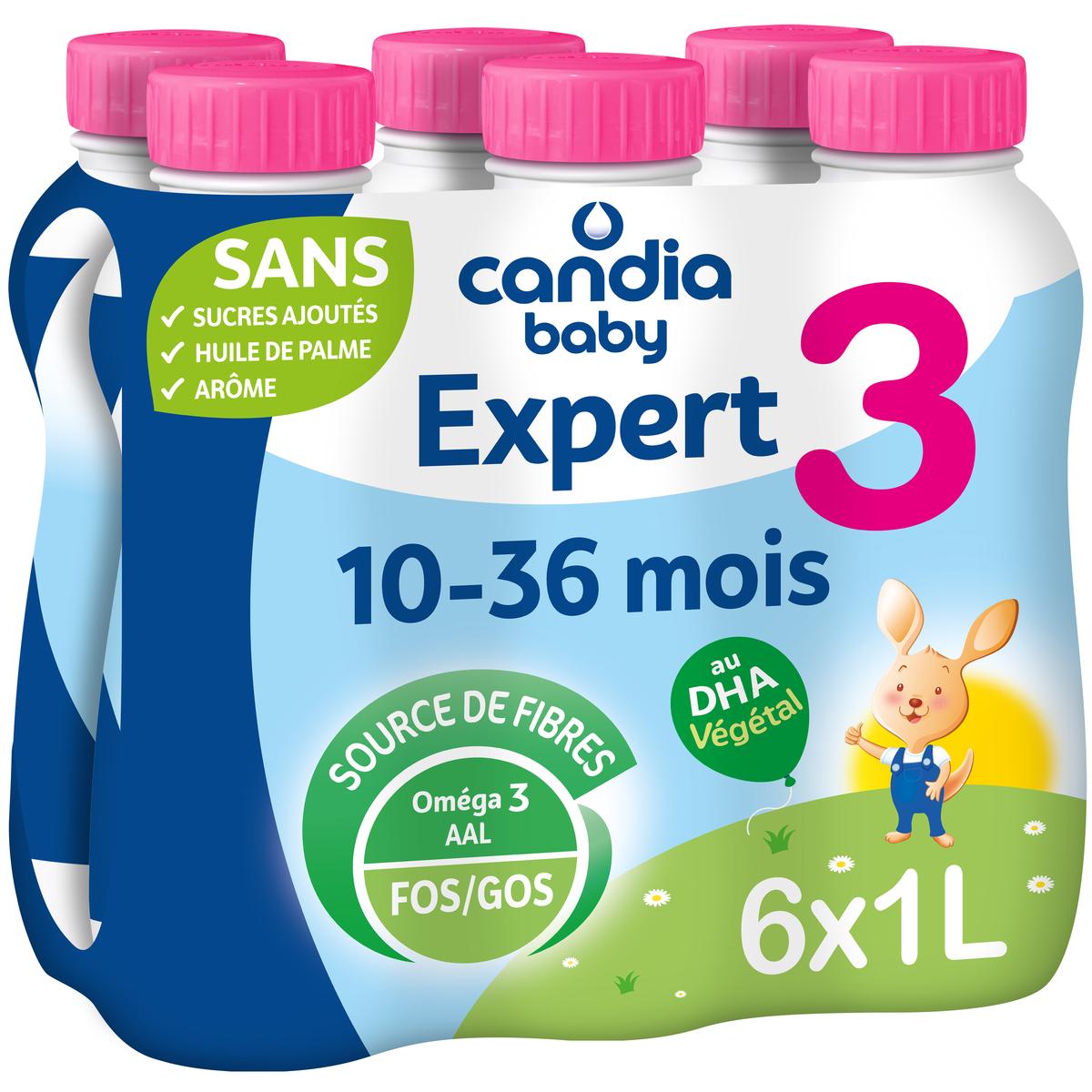3533631202002 - Candia Baby - Lait de Croissance 3ème âge Liquide Expert Bébé Dès 10 mois