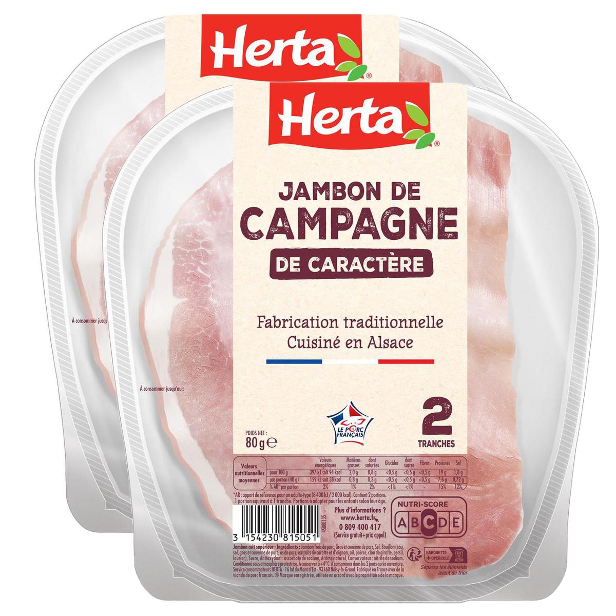 2050000392702 - Herta - Jambon de Campagne