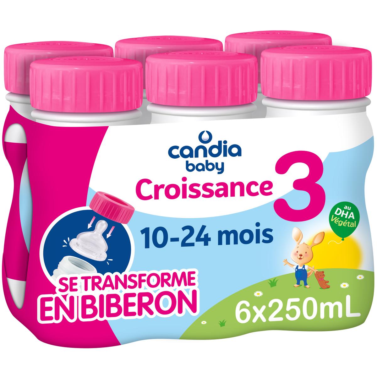 3533631145002 - Candia Baby - Lait de Croissance 3ème âge Liquide Bébé dès 10 mois