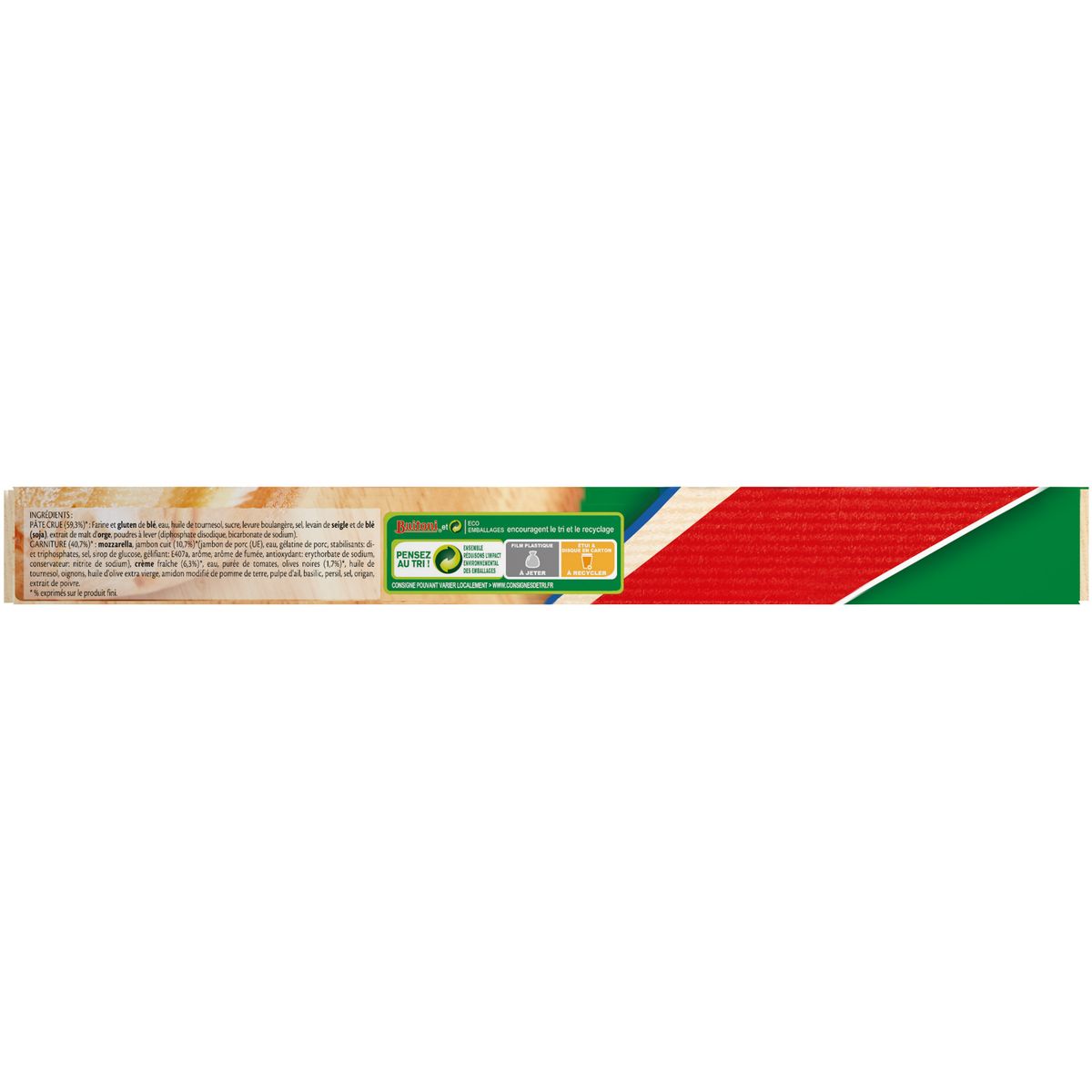 7613034405302 - Buitoni Fraich up - Pizza so creamy reine blanche jambon olives crème fraîche