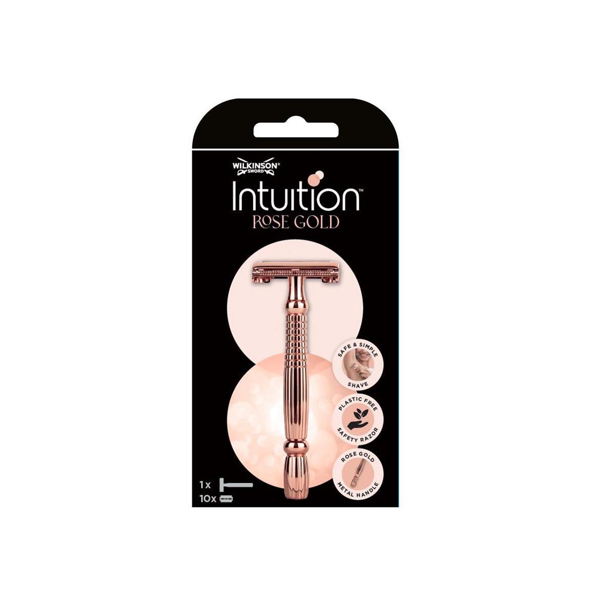 4027800255702 - Wilkinson Intuition - Rasoir Rasoir Pour Femme Intuition Rose Gold