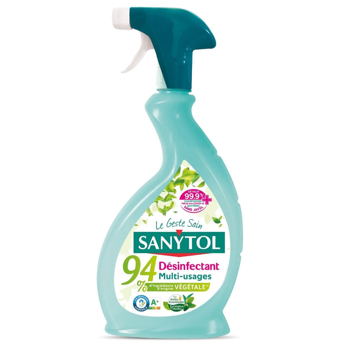 3045206316002 - Sanytol - Spray Désinfectant Multi-Usages Protection - Eucalyptus