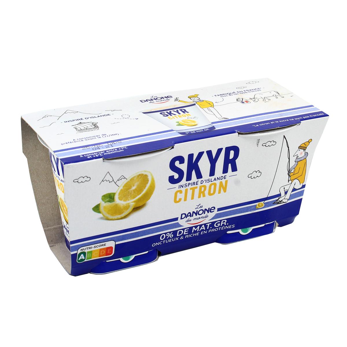 3033491916502 - Les Danone Du Monde - Skyr Citron 0%mg