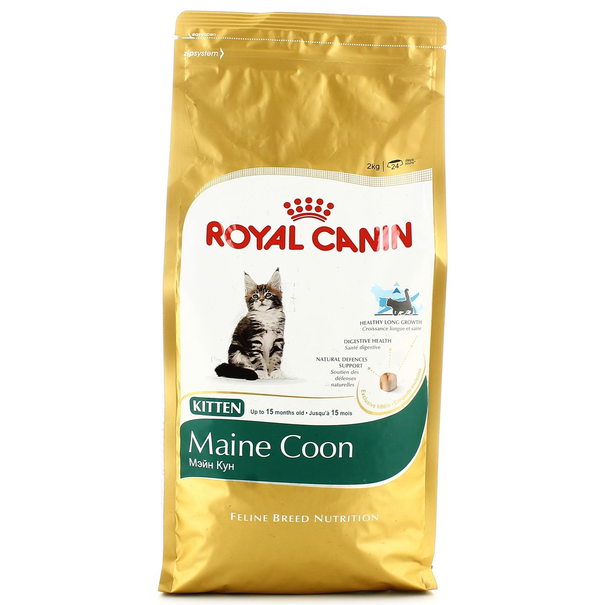 Livraison à domicile Royal Canin Croquettes pour chaton Maine Coon, 2kg