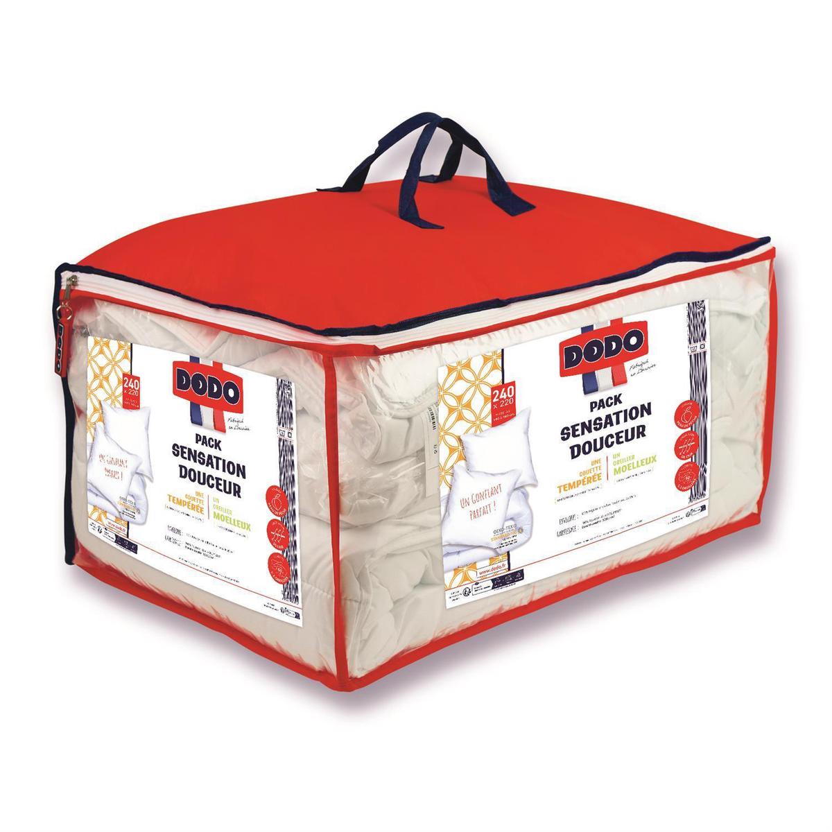 3307419607002 - Dodo - Couette + oreiller synthétique pack sensation douceur