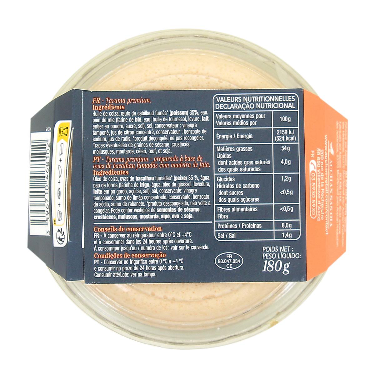 3596710468102 - Auchan Collection - Tarama Premium