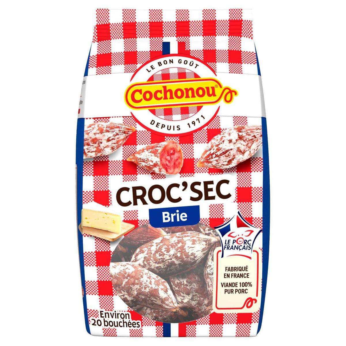 3449865409202 - Cochonou - Saucisson Croc'Sec au Brie