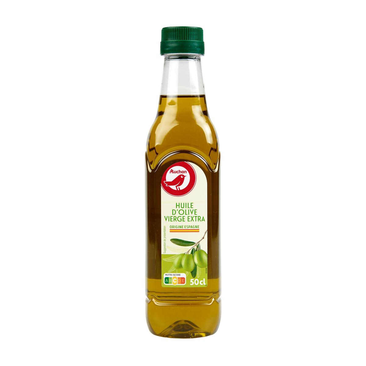 3596710429202 - Auchan - Huile d'Olive vierge extra origine Espagne bouteille plastique