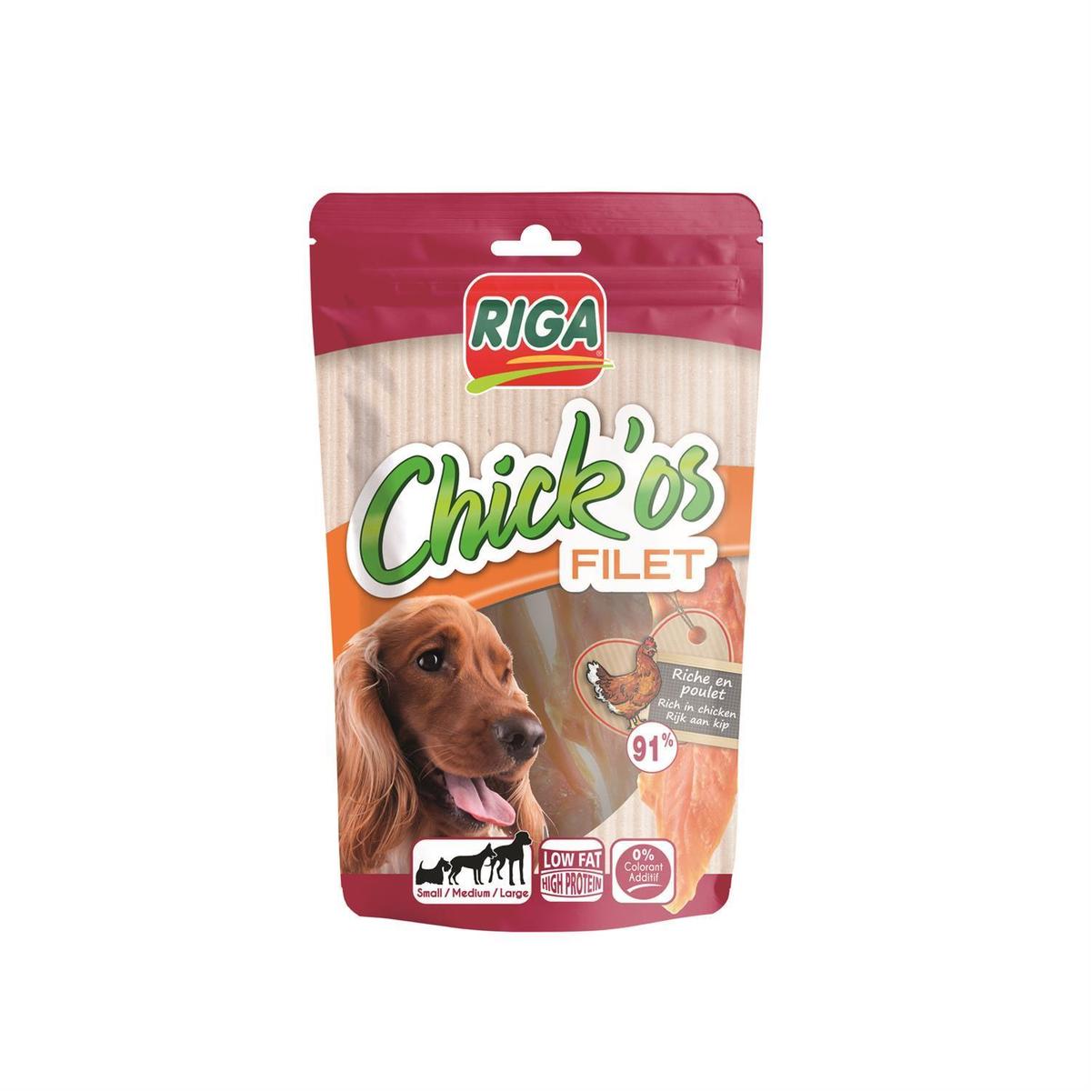 3166780029802 - Riga Chick'Os - Filet de poulet- Friandise Récompense pour chien