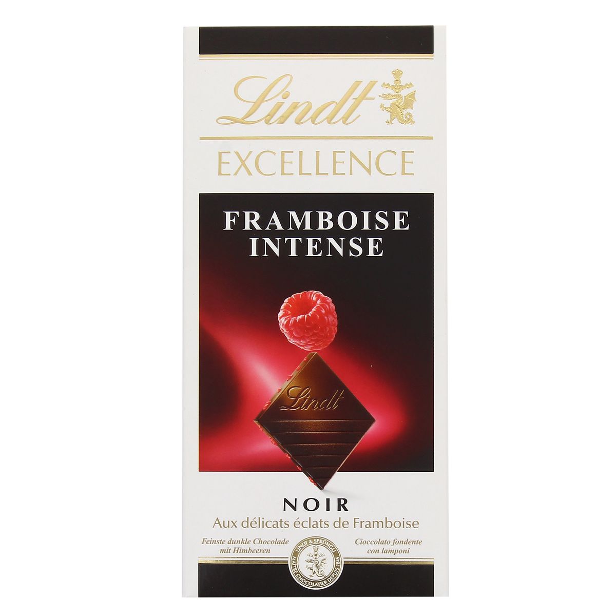Achat Promotion Lindt Chocolat noir Excellence Framboise intense, 100g
