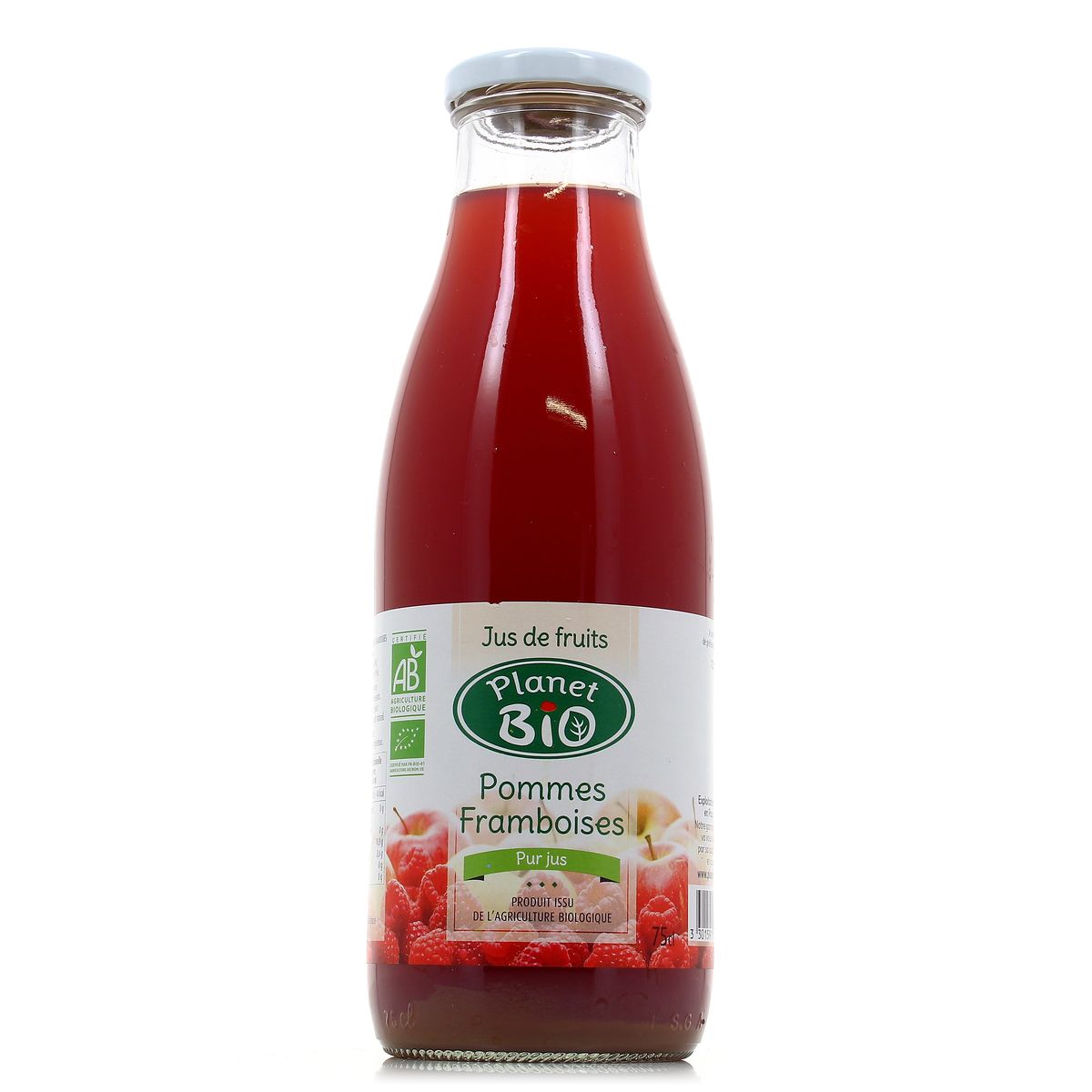 Livraison Domicile Planet Bio Jus De Pomme Framboise Bio Cl